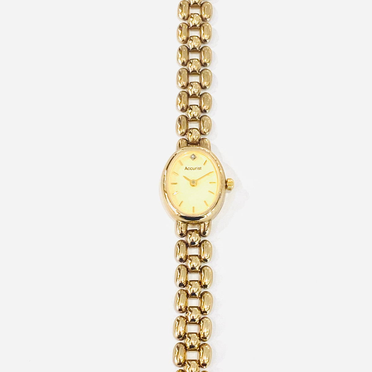 Accurist 9ct Yellow Gold Bracelet Watch