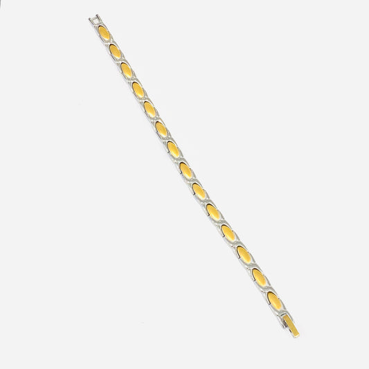 Magnetic two tone Bracelet