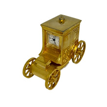 Load image into Gallery viewer, IMP 83 Gold colored Miniature Hackney Carriage clock
