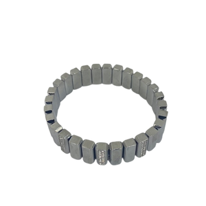 JA6669040 Fossil Stainless Steel CZ set expander bracelet £45