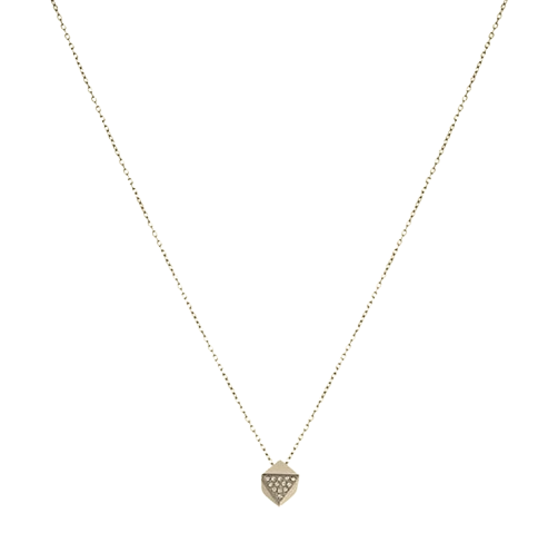 Fossil Stainless Steel CZ Set Pendant on Chain JF02000040