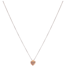 JF02001791 Fossil Faceted Nugget Pendant Necklace