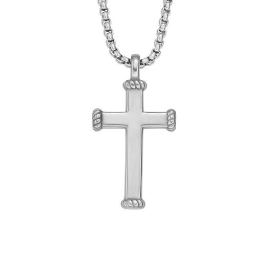 JF04401040 Fossil Stainless Steel Cross on Chain