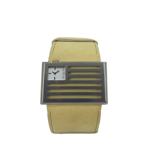CK Calvin Klein Jeans Stainless Steel Watch on Cream Strap K4513120