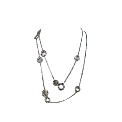 CK Calvin Klein Ladies Stainless Steel Astound CZ  White Set Necklace KJ81WN050100