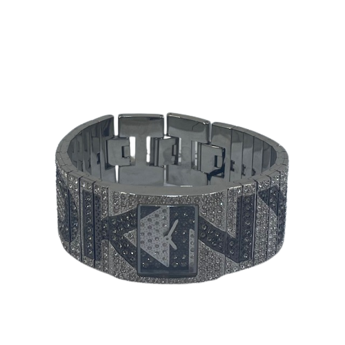 NY4448 DKNY Ladies 2 Tone Crystal Set Bracelet Watch £225