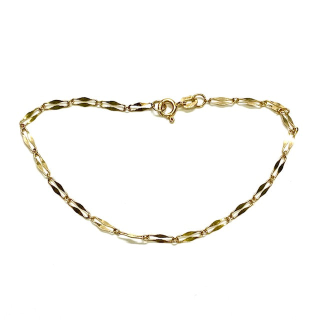 9ct Yellow Gold Fancy Link Pre-Loved Bracelet