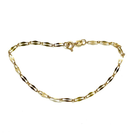 9ct Yellow Gold Fancy Link Pre-Loved Bracelet