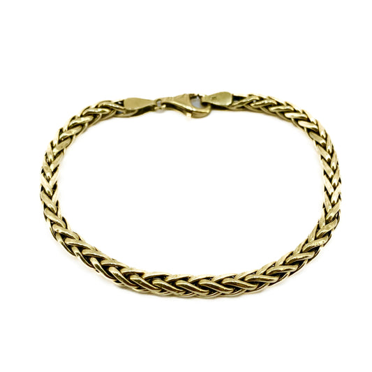 9ct Yellow Gold Fancy Link Bracelet Pre Loved