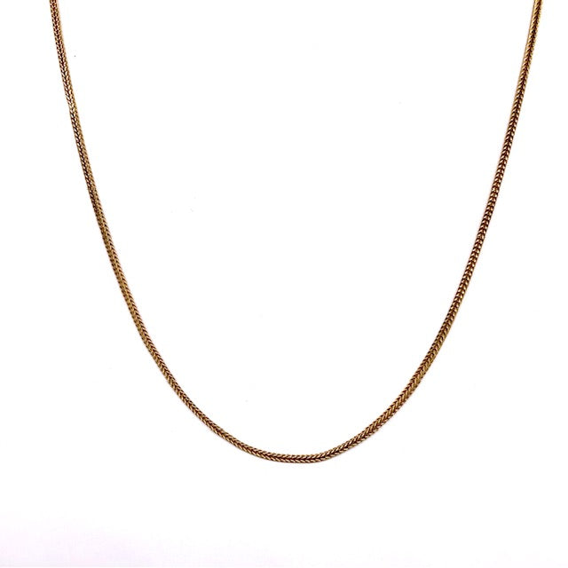 9ct Yellow Gold Spiga 18" Chain Pre-loved