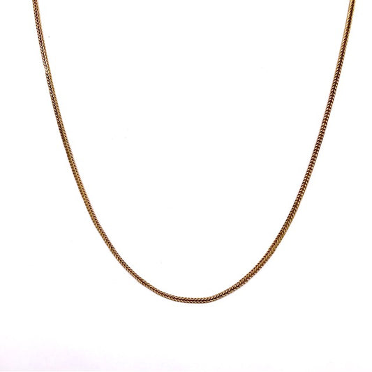 9ct Yellow Gold Spiga 18" Chain Pre-loved