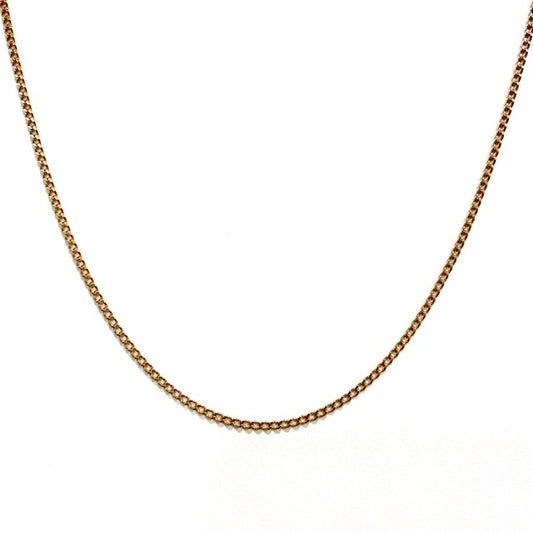 18ct Rose Gold Curb Chain Pre Loved
