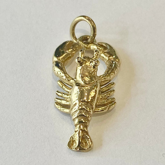 9ct yellow gold Lobster charm Pre-Loved