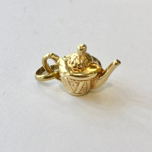 9ct Tea Pot pendant charm Pre-Loved