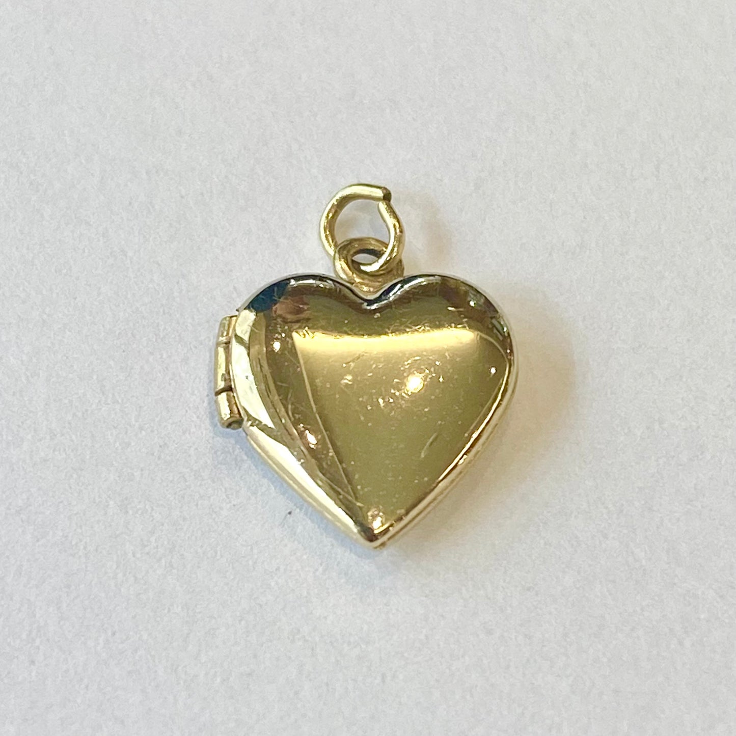 9ct YG Heart Locket charm Pre-Loved