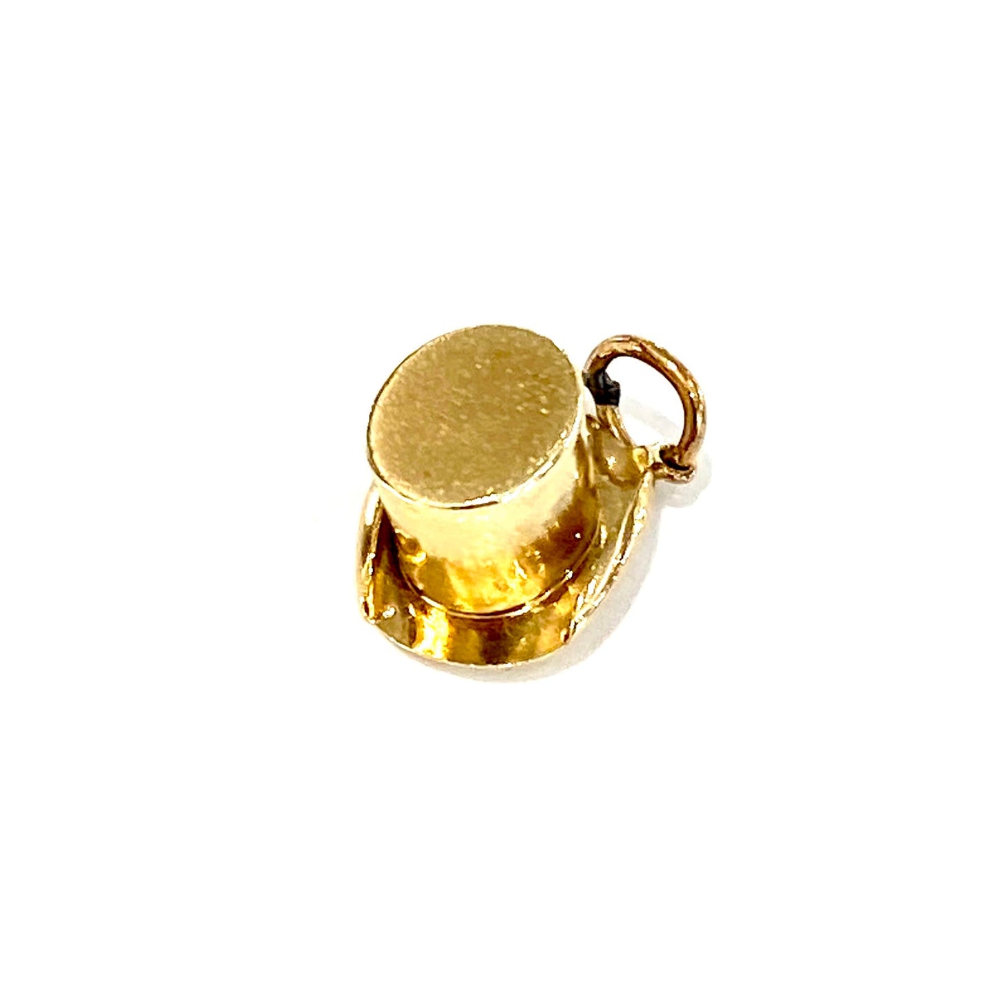 9ct yellow gold Top Hat charm Pre-Loved