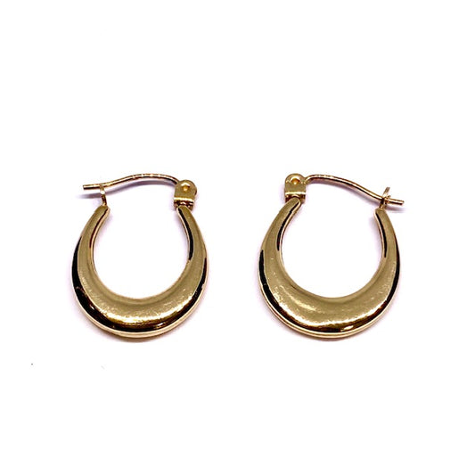 9ct Yellow Gold Hoop Pre-loved Earrings
