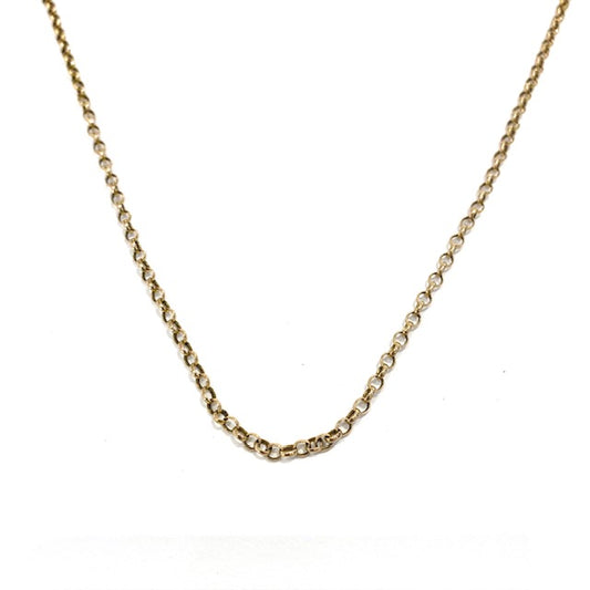 9ct Yellow Gold Belcher Chain Necklace Pre-Loved