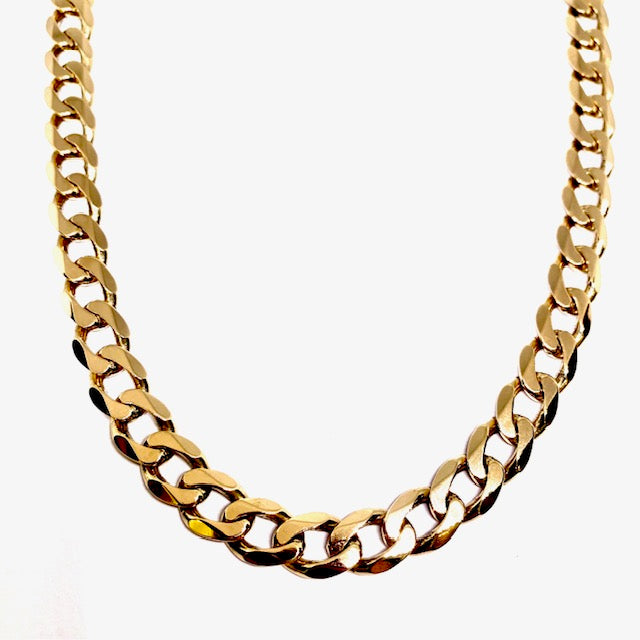 9ct Yellow Gold 20" Curb Link Pre-Loved Necklace