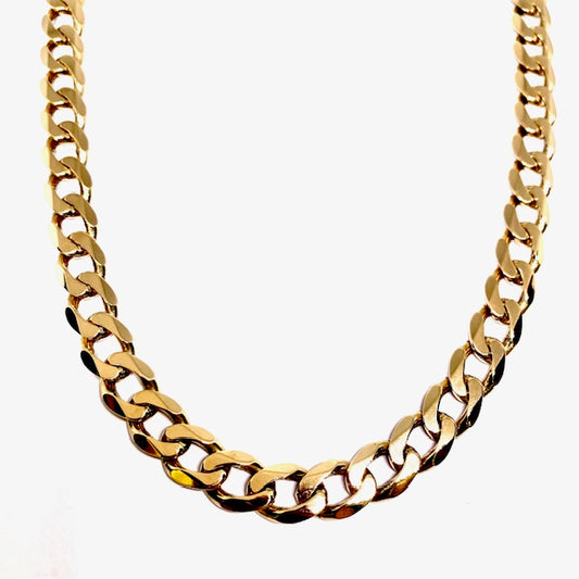 9ct Yellow Gold 20" Curb Link Pre-Loved Necklace