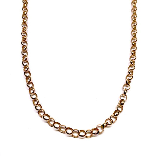 9ct Yellow Gold 20" Round Belcher Pre-Loved Necklace