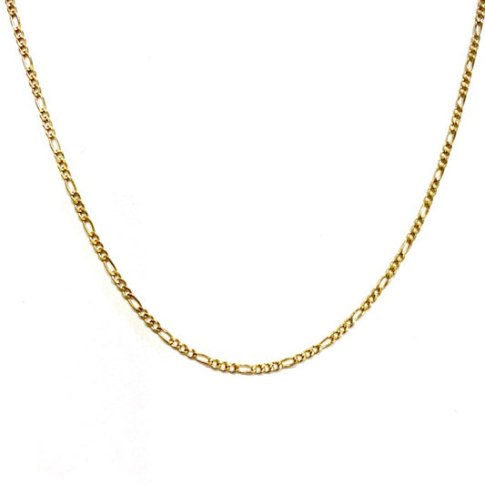 9ct Yellow gold Figaro Pre-Loved Chain Necklace
