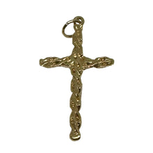 Load image into Gallery viewer, 9ct Yellow Gold Fancy Crucifix Pendant Pre Loved
