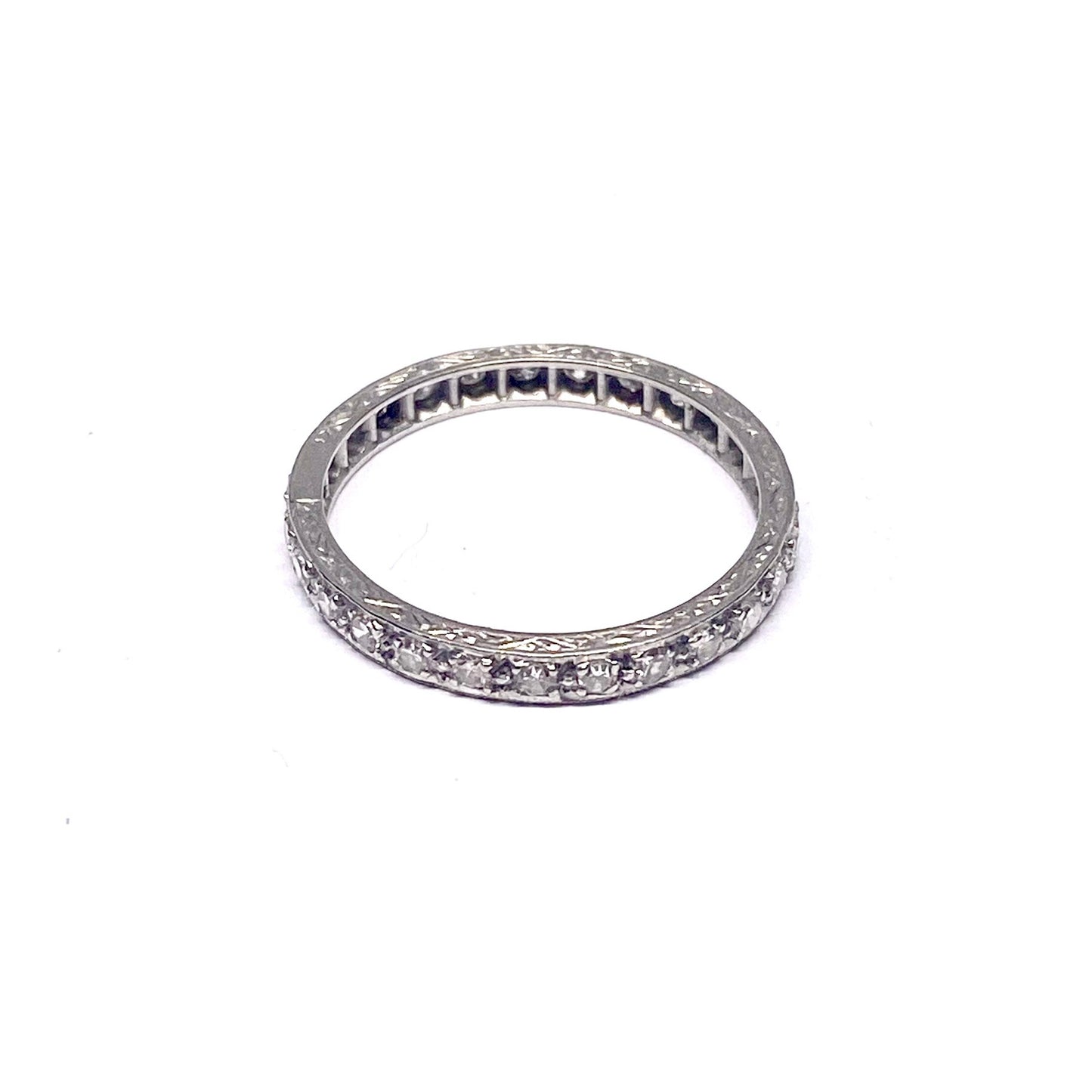 Platinum Diamond set Full Eternity Ring Pre-Loved