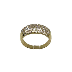 18ct Yellow Gold Diamond Set Boat Ring 1ct of Diamonds - Pre-Loved