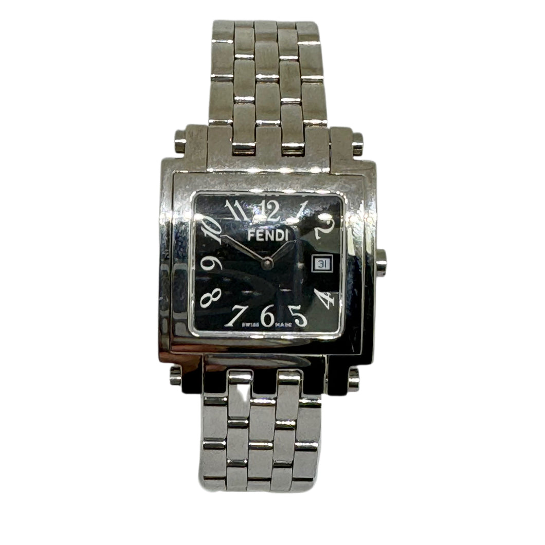 Pre-Loved Fendi Unisex Stainless Steel Bracelet Watch 6060