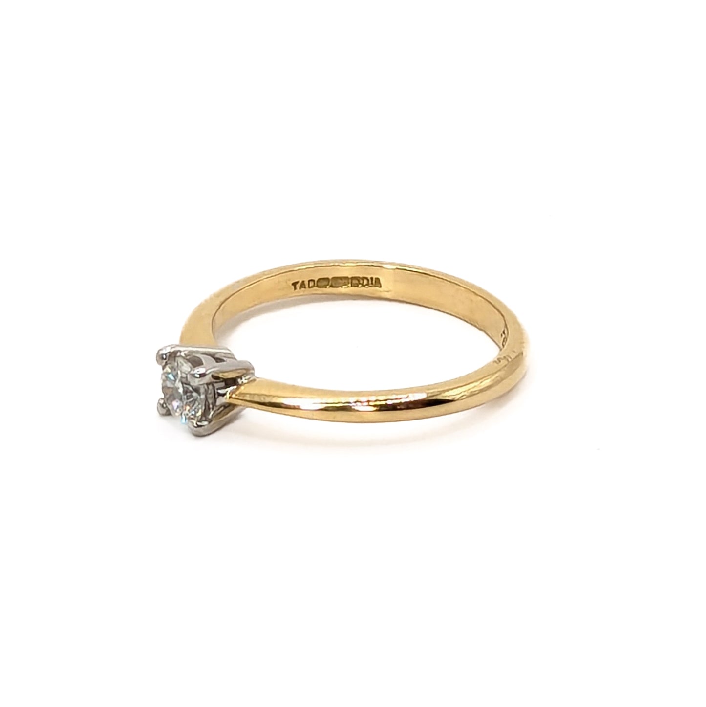 18ct Yellow Gold Diamond Ring