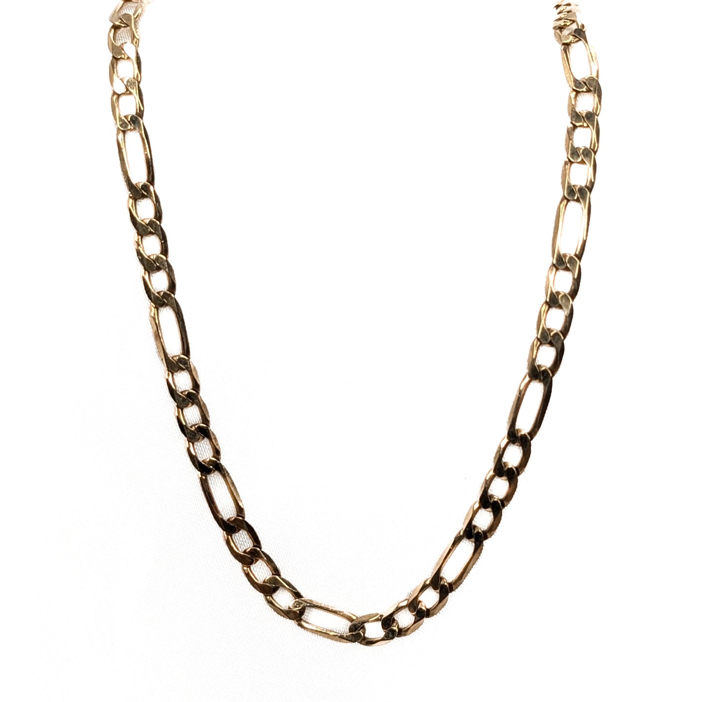9ct Yellow Gold 3 to 1 Figaro Link Chain Pre Loved