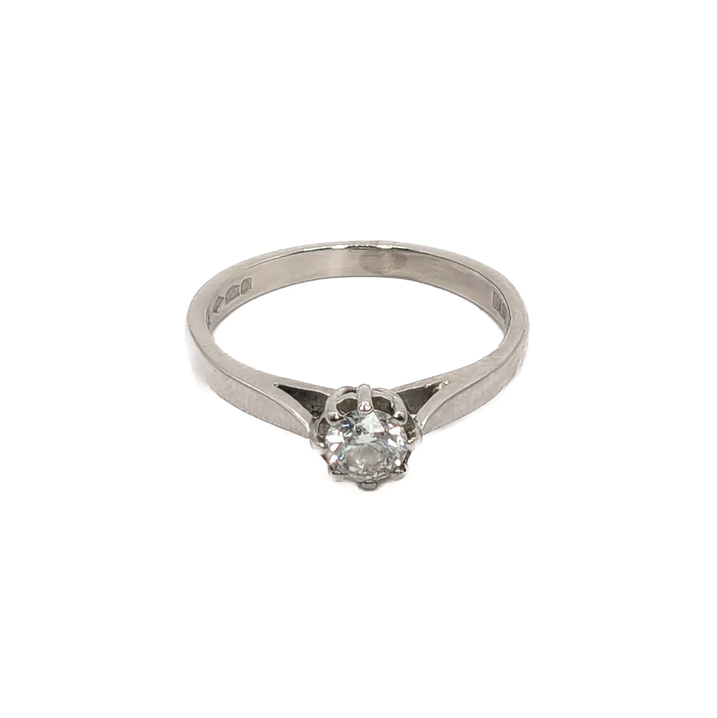 Platinum Solitaire Diamond Ring Pre Loved