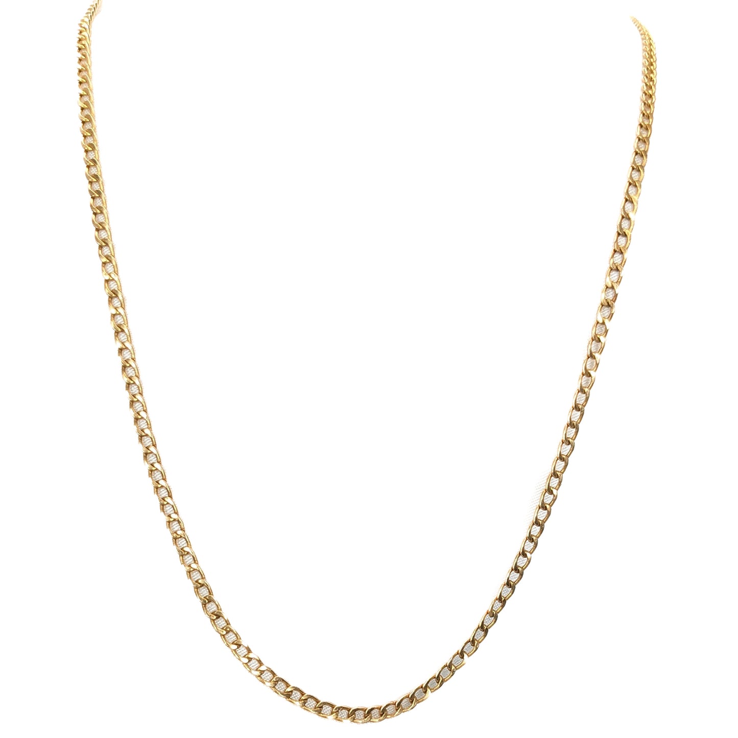 9ct Yellow Gold Franco Link Chain Necklace Pre-Loved
