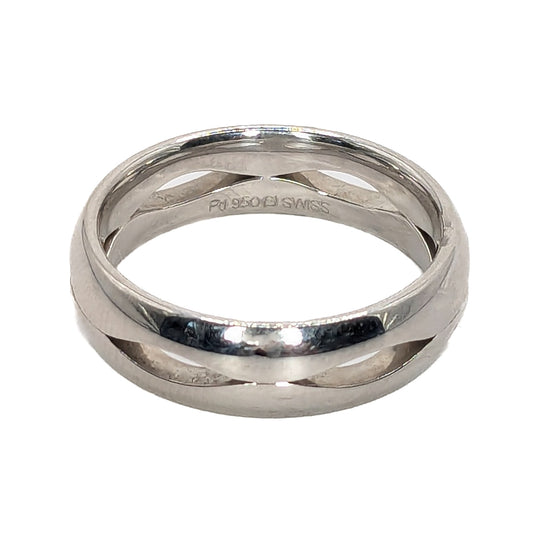 Furrer Jacot Palladium 950 6.5mm Wedding Band