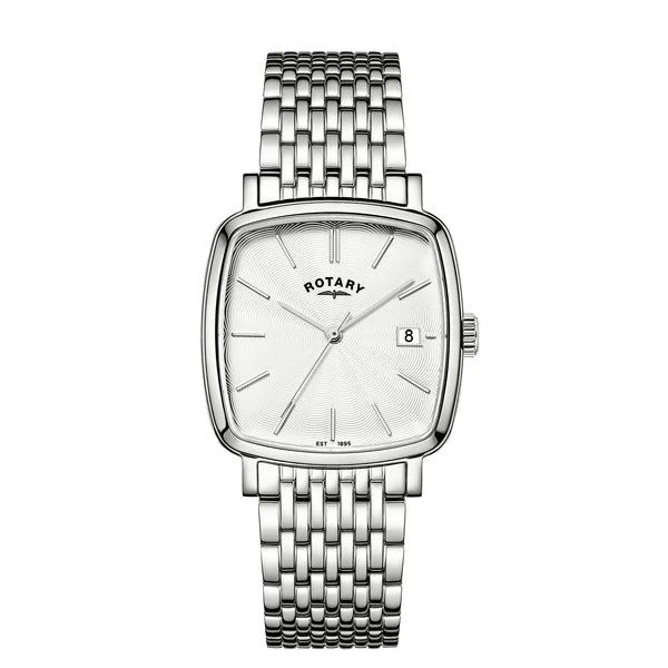 Rotary Windsor Stainless Steel Bracelet Watch with date