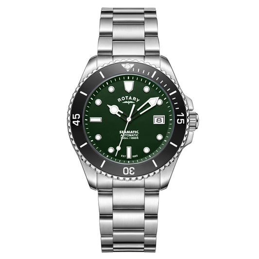 Rotary Seamatic 300 Automatic Stainless Steel Bracelet Watch