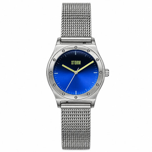 Storm Sian Lazer Blue Watch on Mesh Bracelet