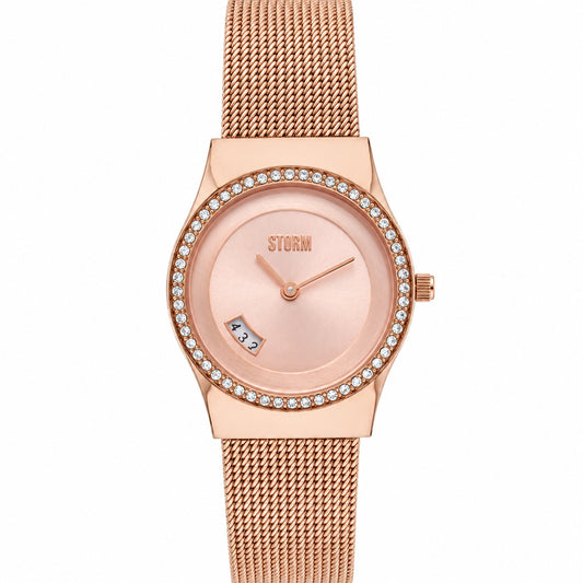 Storm Cryo Rose Gold Stainless Steel Watch