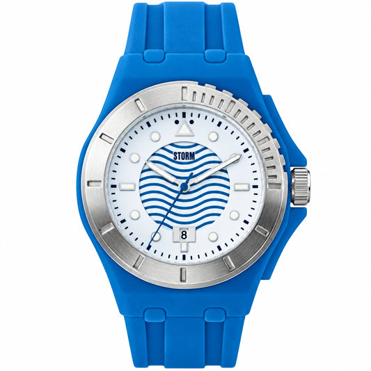 Storm Simplex watch on Blue Silicone strap