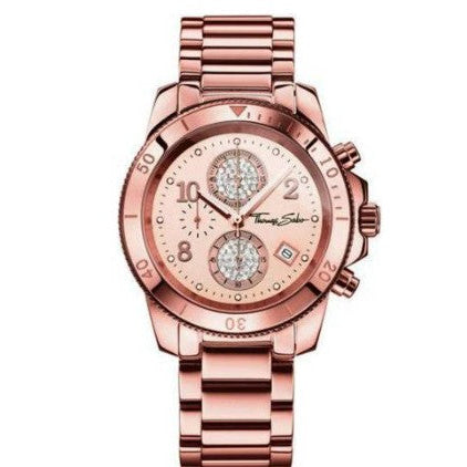 Thomas Sabo Glam & Soul Rose Gold Plated Stainless Steel Bracelet Watch