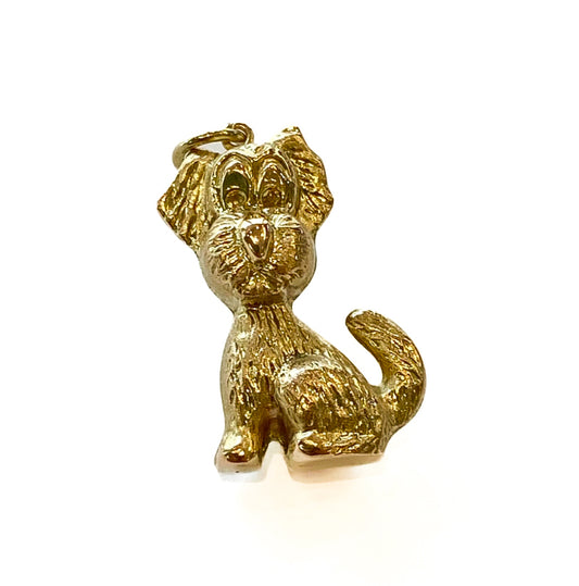9ct Dog pendant charm Pre-Loved