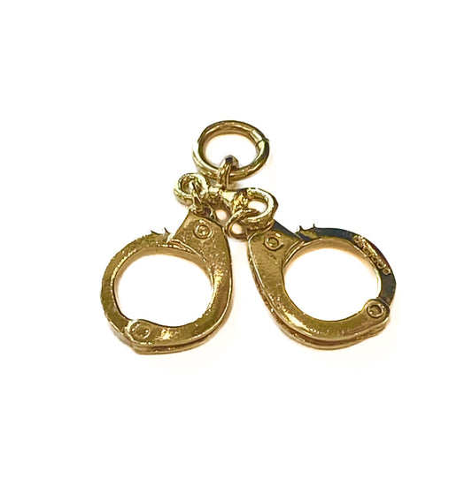 9ct yellow gold hand cuff charm Pre-Loved