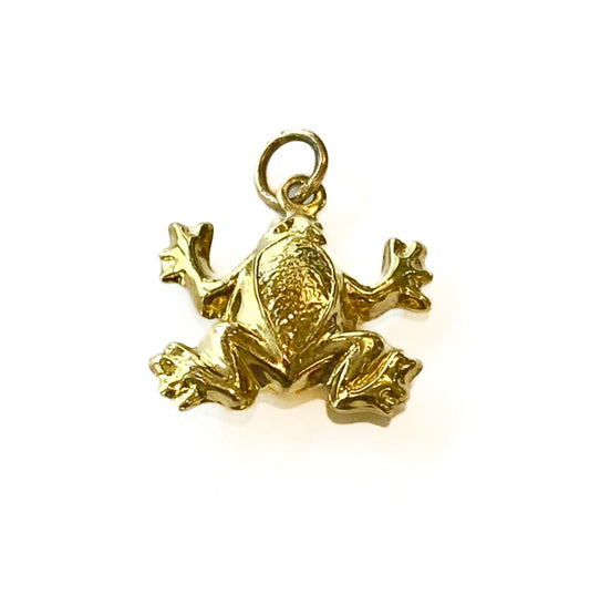 9ct yellow gold Frog charm Pre-Loved