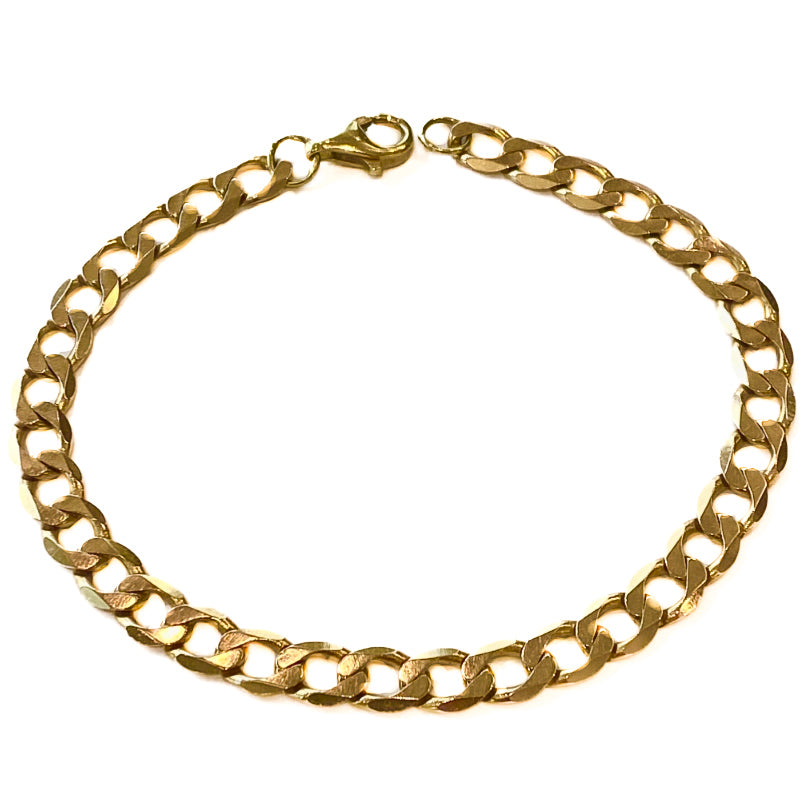 9ct Yellow Gold Curb Bracelet Pre-Loved