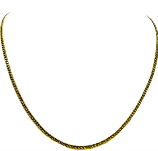 9ct Yellow Gold 18'' Curb Chain Pre Loved