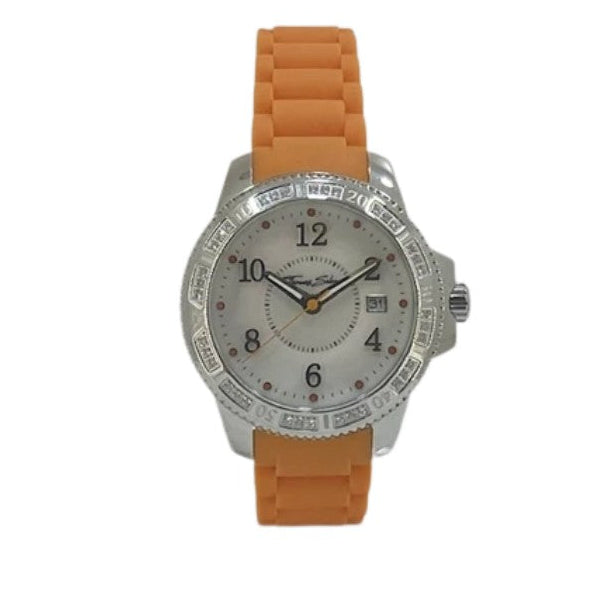 Thomas Sabo Glam & Soul Stainless Steel Orange Watch on Orange Silicon Strap