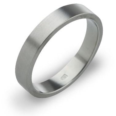 5mm Flat Flat Titanium Wedding Ring T.LR1403