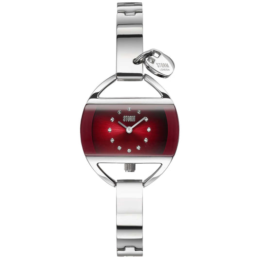 Storm Red Dial Temptress charm bracelet watch
