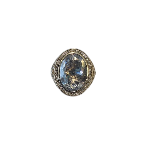 Thomas Sabo  Silver Oval Clear Cubic Zirconia Ring Size 54 ref TR2022-051-14-54